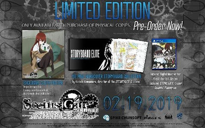 STEINS;GATE ELITE LIMITED EDITION (usagé)