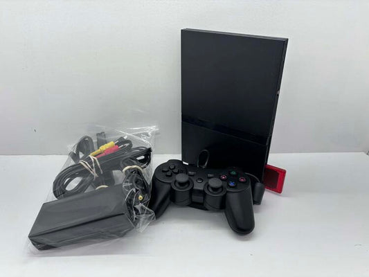 PLAYSTATION 2 MODEL 2 BLACK + 1 CONTROLLER (SCPH-75001) (usagé)