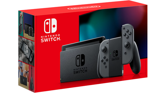 NINTENDO SWITCH MODEL 2 RED AND BLUE + CARRY CASE + 64 GB SD CARD (used)