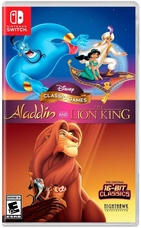 DISNEY CLASSIC GAMES ALADDIN & THE LION KING (usagé)