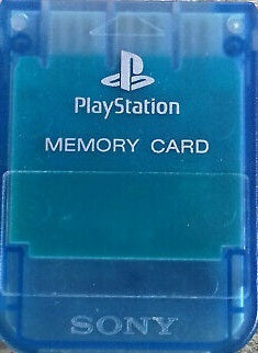 MEMORY CARD CLEAR BLUE SONY (PS1) (usagé)