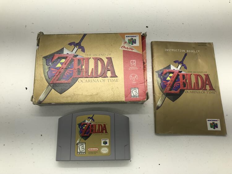 THE LEGEND OF ZELDA OCARINA OF TIME (COMPLETE IN BOX)