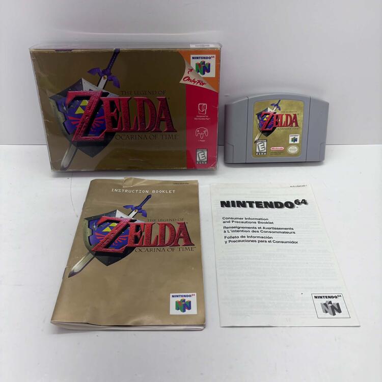 THE LEGEND OF ZELDA OCARINA OF TIME (COMPLETE IN BOX)