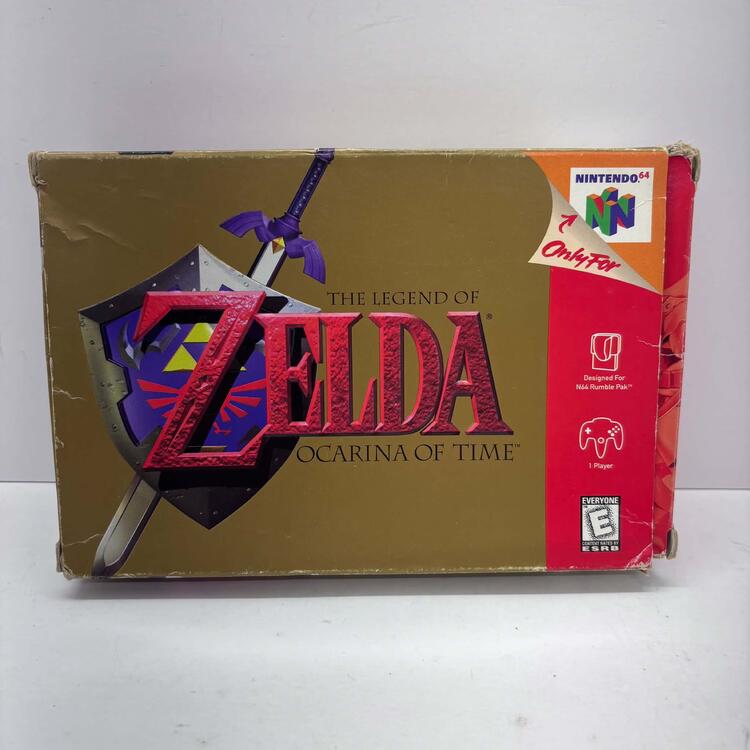 THE LEGEND OF ZELDA OCARINA OF TIME (COMPLETE IN BOX)