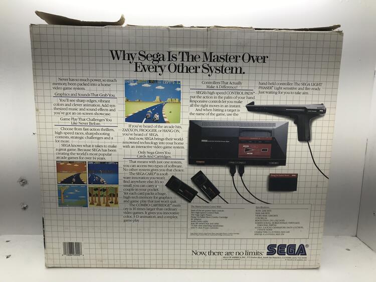 SEGA MASTER SYSTEM MODEL 1 (COMPLETE IN BOX) (usagé)