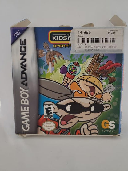 CODENAME KIDS NEXT DOOR OPERATION SODA (COMPLETE IN BOX) (usagé)