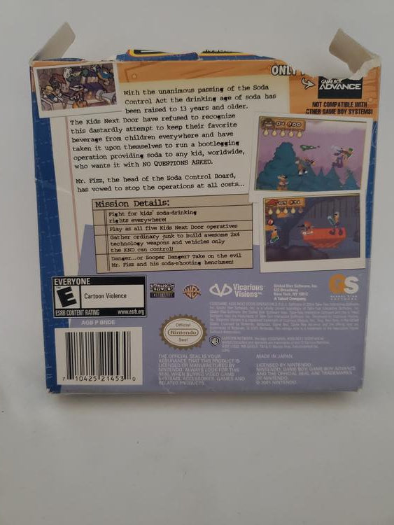 CODENAME KIDS NEXT DOOR OPERATION SODA (COMPLETE IN BOX) (usagé)