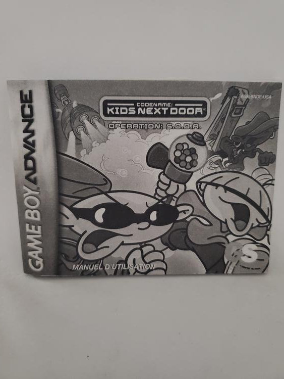 CODENAME KIDS NEXT DOOR OPERATION SODA (COMPLETE IN BOX) (usagé)