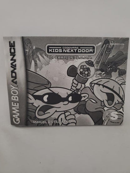 CODENAME KIDS NEXT DOOR OPERATION SODA (COMPLETE IN BOX) (usagé)