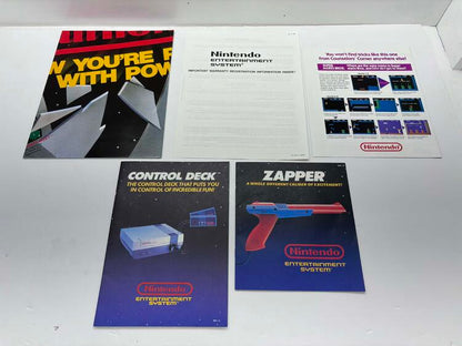 NINTENDO ENTERTAINMENT SYSTEM ACTION SET (COMPLETE IN BOX) (used)