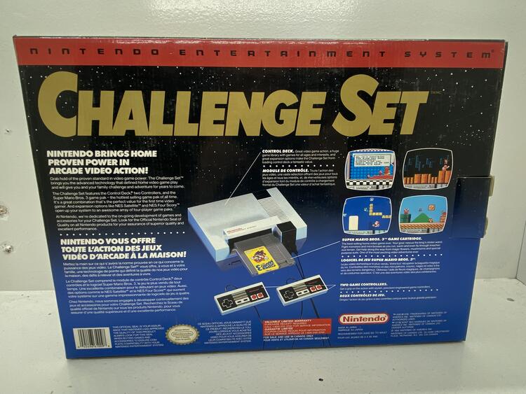 NINTENDO ENTERTAINMENT SYSTEM CHALLENGE SET (COMPLETE IN BOX) (usagé)