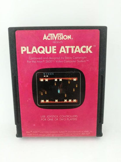 ATARI 2600 PLAQUE ATTACK (usagé)