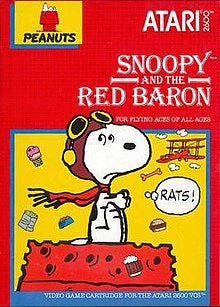 ATARI 2600 SNOOPY AND THE RED BARON (usagé)