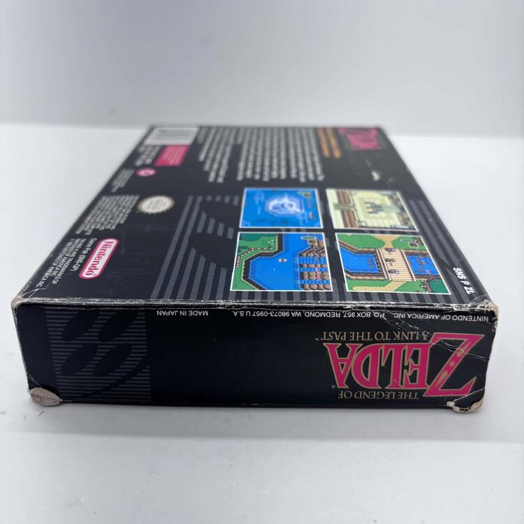 THE LEGEND OF ZELDA A LINK TO THE PAST (COMPLETE IN BOX W/ MAP) (usagé)