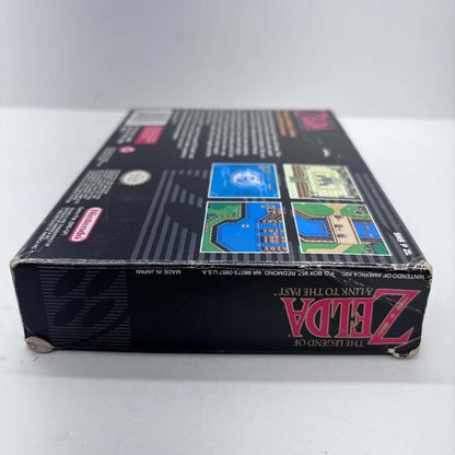THE LEGEND OF ZELDA A LINK TO THE PAST (COMPLETE IN BOX W/ MAP) (usagé)