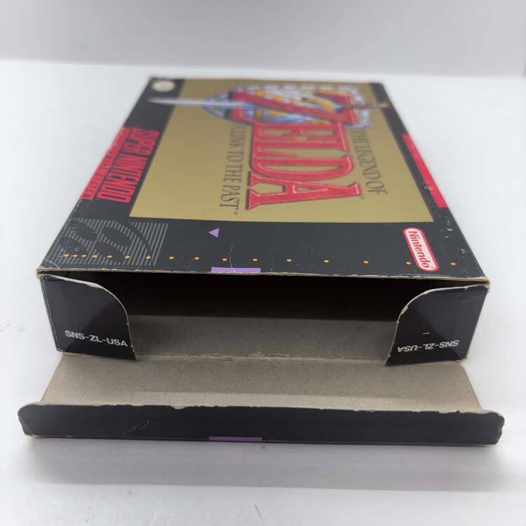 THE LEGEND OF ZELDA A LINK TO THE PAST (COMPLETE IN BOX W/ MAP) (usagé)