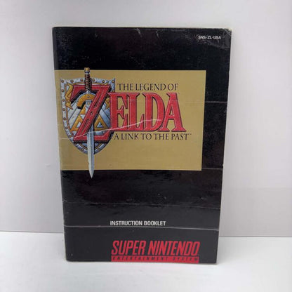 THE LEGEND OF ZELDA A LINK TO THE PAST (COMPLETE IN BOX W/ MAP) (usagé)
