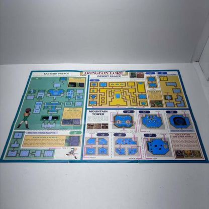 THE LEGEND OF ZELDA A LINK TO THE PAST (COMPLETE IN BOX W/ MAP) (usagé)