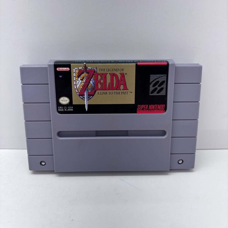 THE LEGEND OF ZELDA A LINK TO THE PAST (COMPLETE IN BOX W/ MAP)