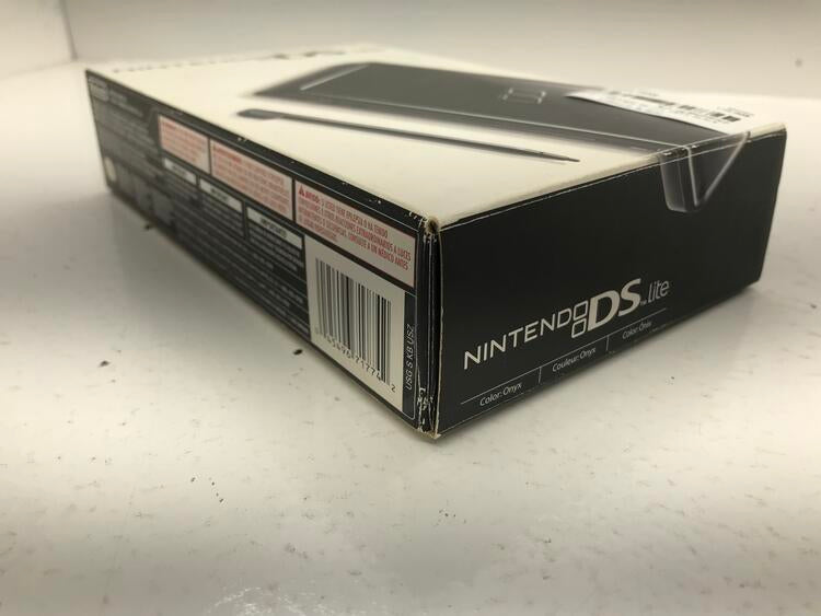 NINTENDO DS LITE ONYX BLACK (COMPLETE IN BOX) (usagé)
