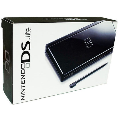 NINTENDO DS LITE ONYX BLACK (COMPLETE IN BOX) (usagé)