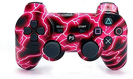 CONTROLLER WIRELESS LIGHTNING RED JOBBER (PS3) (usagé)