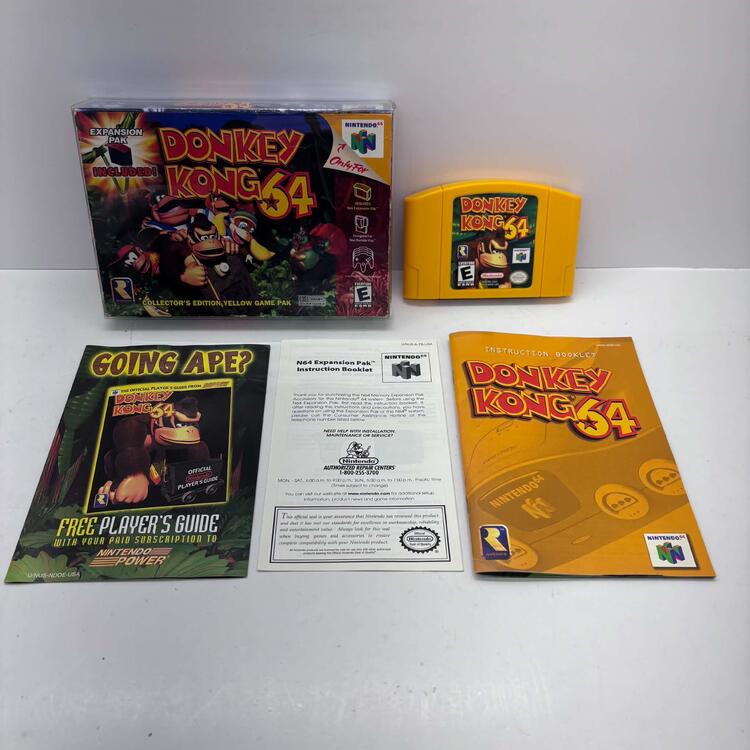 DONKEY KONG 64 / NO EXPANSION PAK (COMPLETE IN BOX) (usagé)