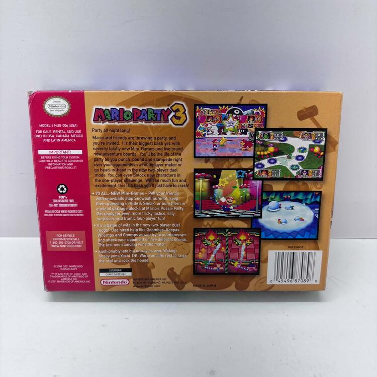 MARIO PARTY 3 (COMPLETE IN BOX)