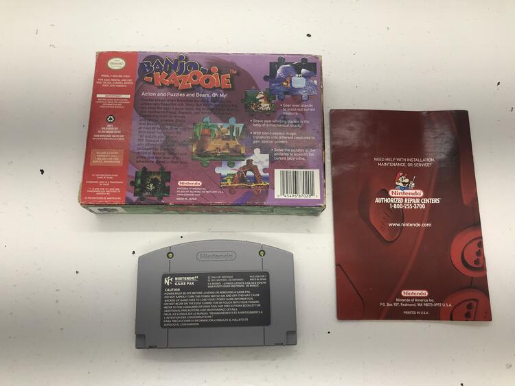 BANJO-KAZOOIE (COMPLETE IN BOX)