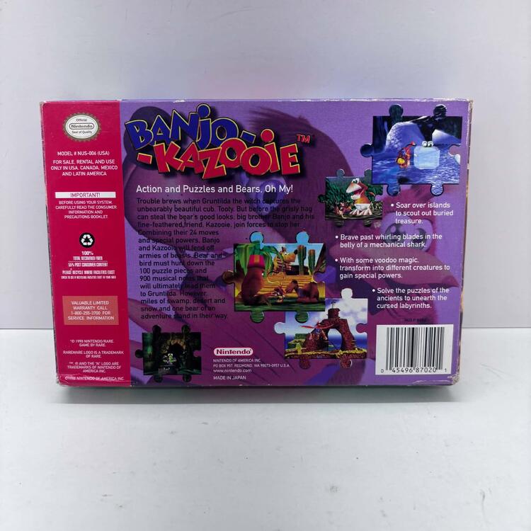BANJO-KAZOOIE (COMPLETE IN BOX)