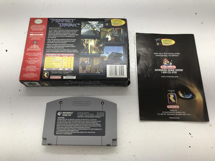 PERFECT DARK (COMPLETE IN BOX) (usagé)