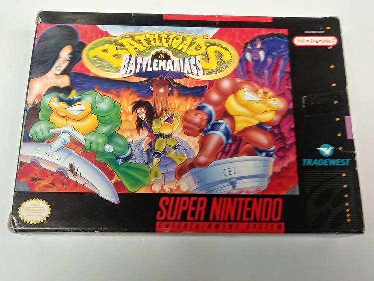 BATTLETOADS IN BATTLEMANIACS (WITH BOX) (usagé)