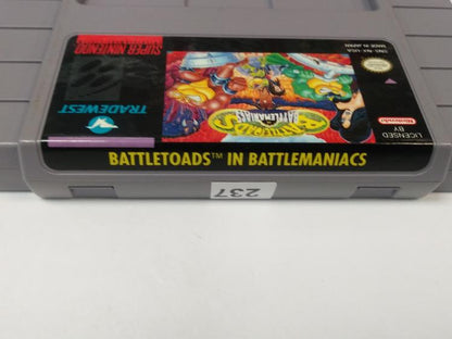 BATTLETOADS IN BATTLEMANIACS (WITH BOX) (usagé)