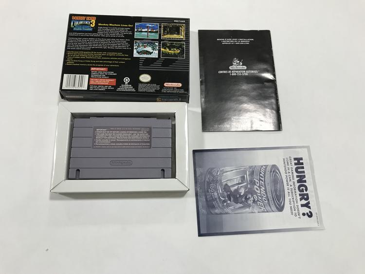 DONKEY KONG COUNTRY 3 PLAYER'S CHOICE (COMPLETE IN BOX) (usagé)