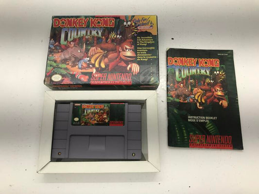 DONKEY KONG COUNTRY (COMPLETE IN BOX)