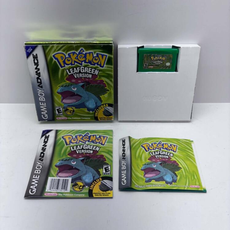 POKEMON LEAFGREEN VERSION / NO ADAPTER (COMPLETE IN BOX)