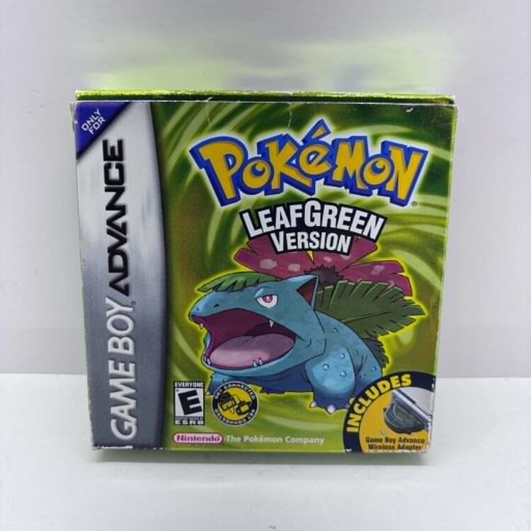 POKEMON LEAFGREEN VERSION / NO ADAPTER (COMPLETE IN BOX)