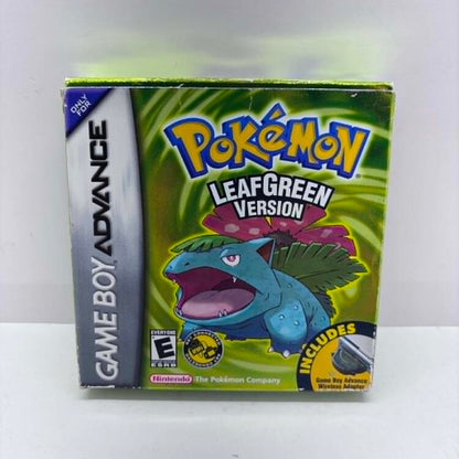 POKEMON LEAFGREEN VERSION / NO ADAPTER (COMPLETE IN BOX)