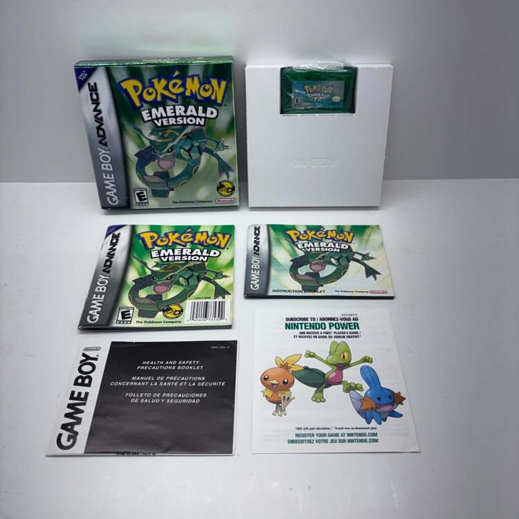 POKEMON EMERALD VERSION - NEW BATTERY (COMPLETE IN BOX)