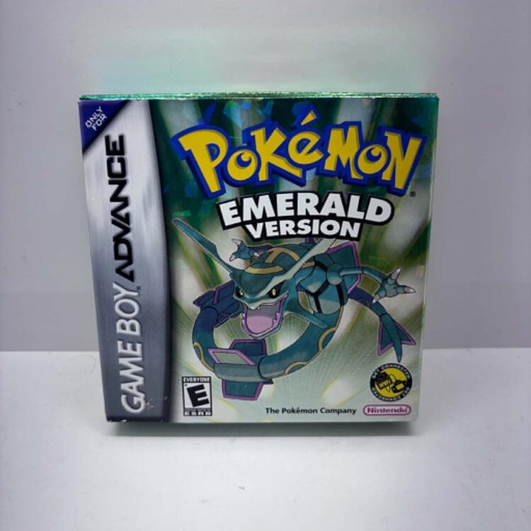 POKEMON EMERALD VERSION - NEW BATTERY (COMPLETE IN BOX)
