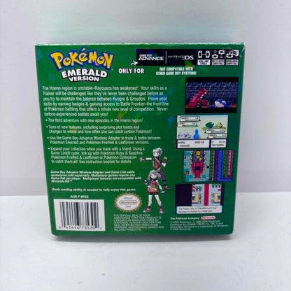 POKEMON EMERALD VERSION - NEW BATTERY (COMPLETE IN BOX)