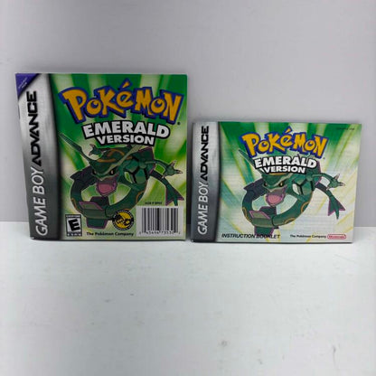 POKEMON EMERALD VERSION - NEW BATTERY (COMPLETE IN BOX) (usagé)
