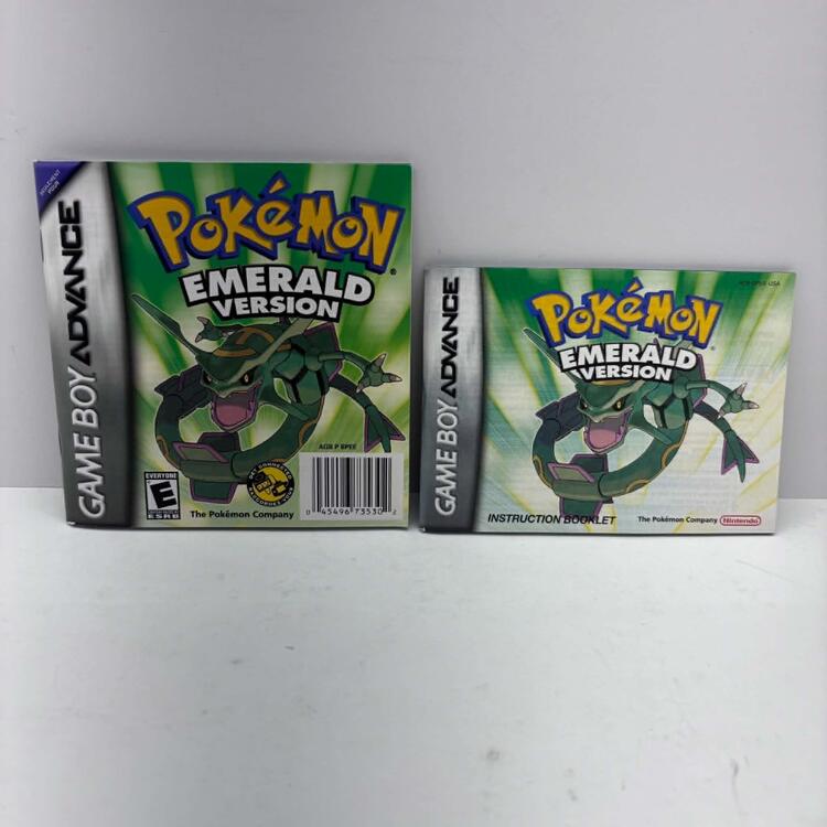 POKEMON EMERALD VERSION - NEW BATTERY (COMPLETE IN BOX)