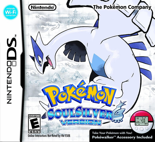 POKEMON SOULSILVER W/ POKEWALKER (COMPLETE IN BOX) (usagé)