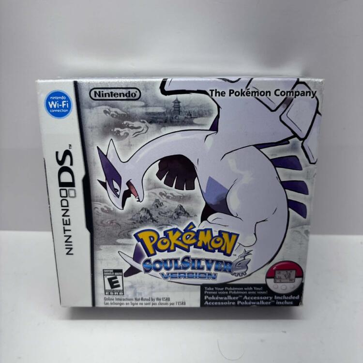 POKEMON SOULSILVER W/ POKEWALKER (COMPLETE IN BOX)