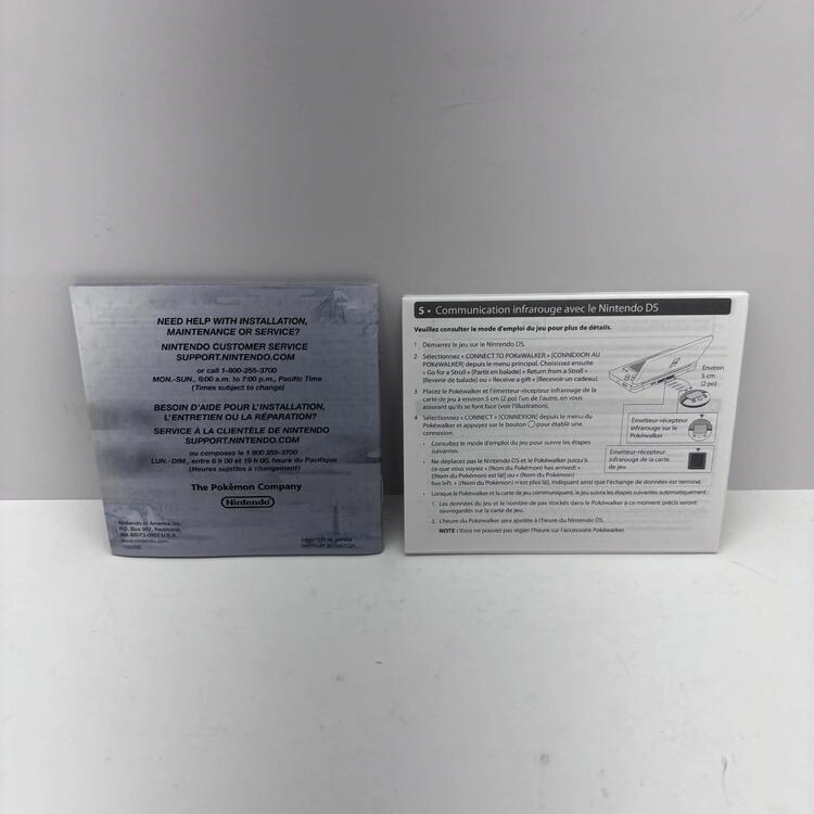 POKEMON SOULSILVER W/ POKEWALKER (COMPLETE IN BOX) (usagé)