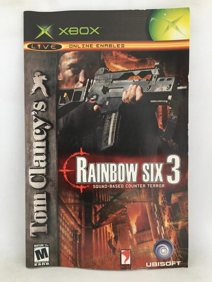 TOM CLANCY'S RAINBOW SIX 3 WITH MICROPHONE (COMPLETE IN BOX) (usagé)