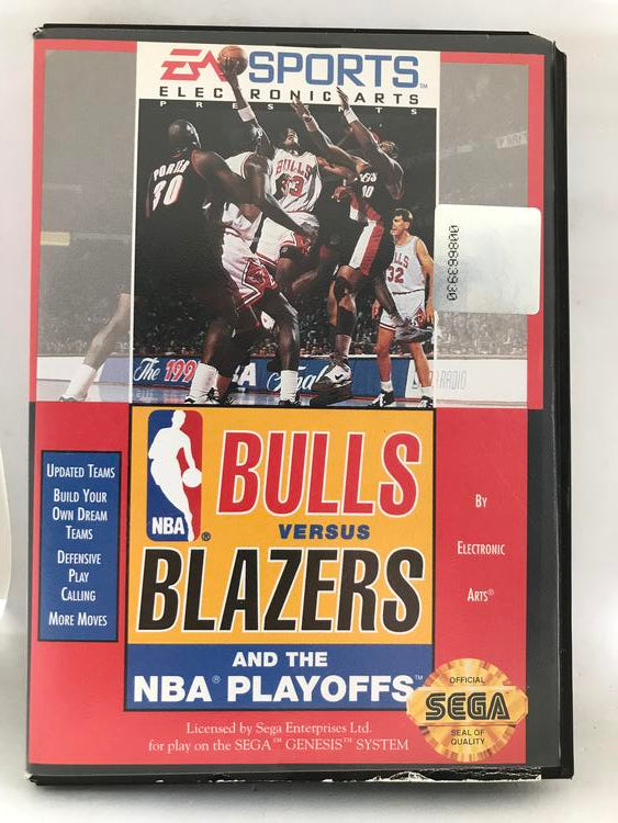BULLS VS. BLAZERS AND THE NBA PLAYOFFS (COMPLETE IN BOX) (usagé)