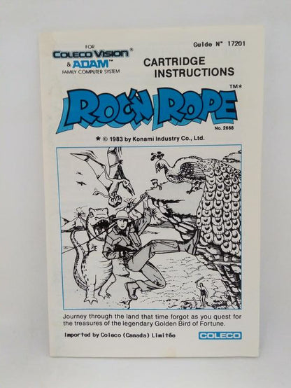 COLECOVISION ROC'N ROPE (COMPLETE IN BOX) (usagé)