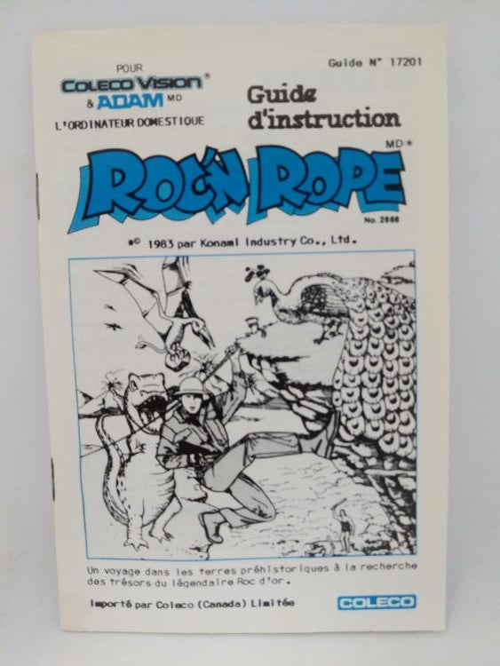 COLECOVISION ROC'N ROPE (COMPLETE IN BOX) (usagé)